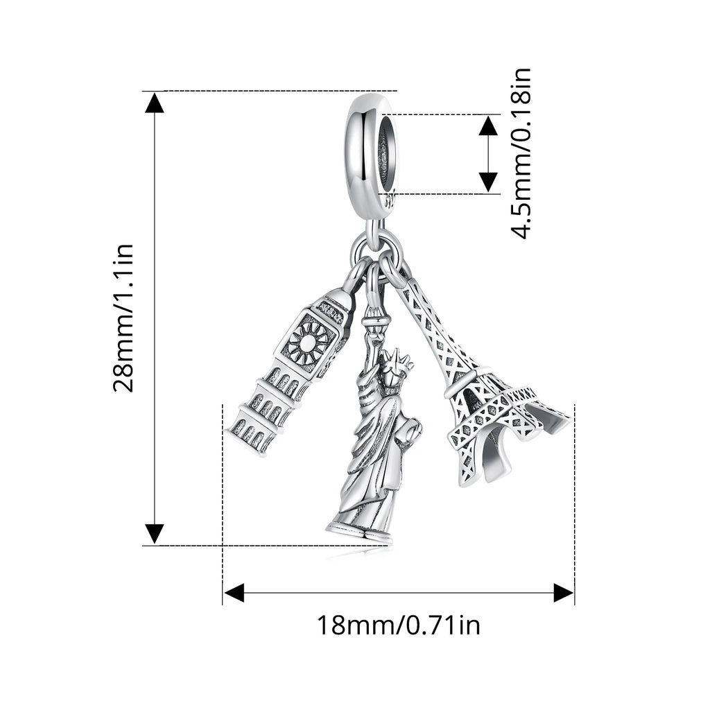 World Icons Charm