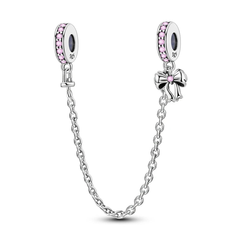 Pink Bow Protect Chain