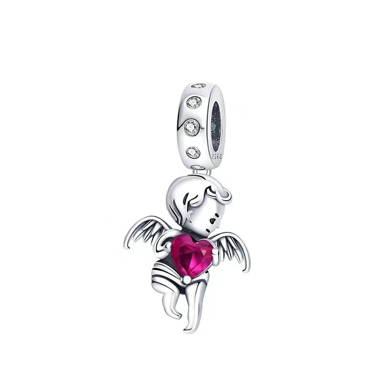 Heart in Flight Charm