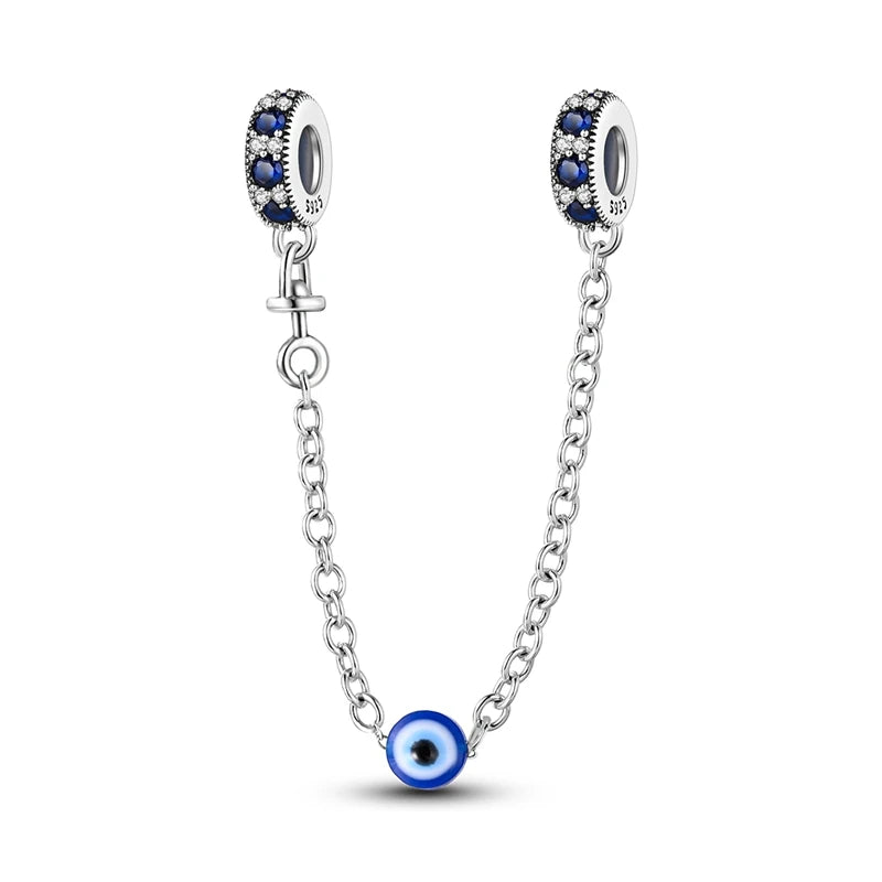 Sapphire Evil Eye Protect Chain